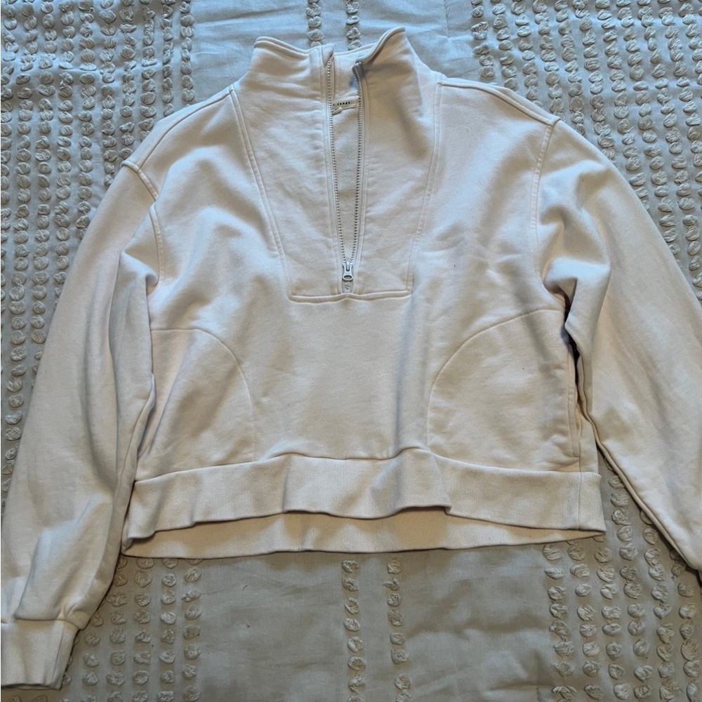 Pink Quarter-Zip Pullover